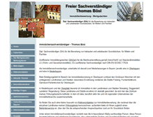 Tablet Screenshot of immobiliensachverstaendiger-boesl.de
